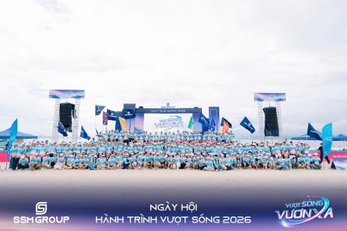 Ngày hội “Hành Trình Vượt Sóng 2026” cùng SSM Group: Gần 1.000 “Chiến Bình” đồng lòng chinh phục những đỉnh cao mới