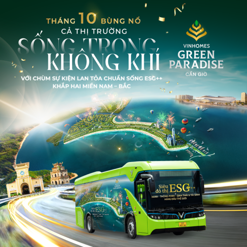 Tháng 10 bùng nổ – Cả thị trường sống trong không khí Vinhomes Green Paradise!