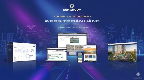 SSM Group ra mắt website bán hàng - Làm chủ kho dữ liệu bất động sản chỉ với một tài khoản