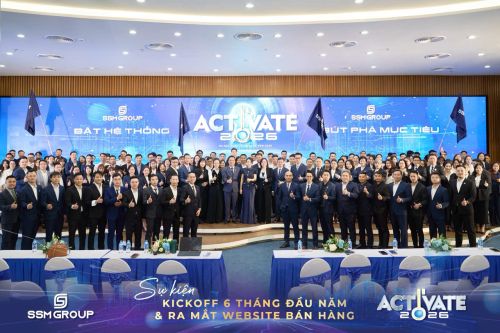 SSM Group Activate 2026: Bứt phá mục tiêu 6 tháng đầu năm và ra mắt Website Bán hàng - 