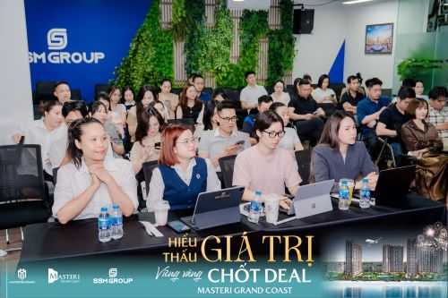 Đào tạo chuyên sâu dự án Masteri Grand Coast: Hiểu thấu giá trị – Vững vàng chốt deal