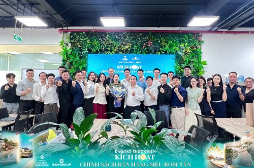 SSM Group đào tạo thực chiến Vinhomes Green Paradise - Kích hoạt chính sách bán hàng bom tấn