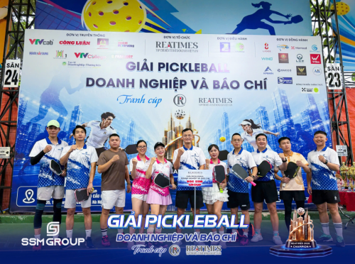 SSM Group Bứt Phá Tại Giải Pickleball Doanh Nghiệp Và Báo Chí