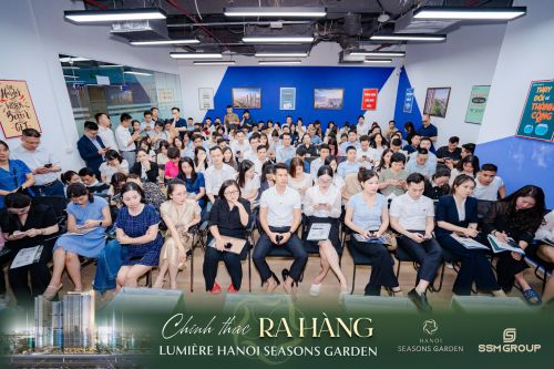 SSM Group bùng nổ giao dịch trong ngày đầu ra hàng LUMIÈRE Hanoi Seasons Garden