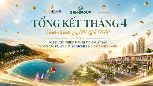 SSM Group ghi dấu ấn tại loạt dự án trọng điểm của Vinhomes & Masterise Homes trong tháng 4/2026