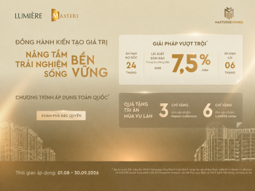 Masterise Homes giới thiệu chương trình “Đồng hành kiến tạo giá trị – Nâng tầm trải nghiệm sống bền vững”