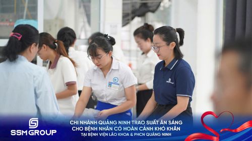 SSM Group Chi nhánh Quảng Ninh tiếp tục hành trình trao yêu thương đến từ cộng đồng