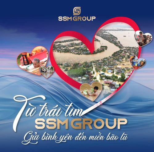 SSM Group chung tay hướng về đồng bào vùng bão lũ