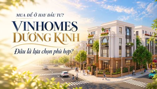 Mua Vinhomes Dương Kinh để ở hay đầu tư: Đâu là lựa chọn phù hợp?