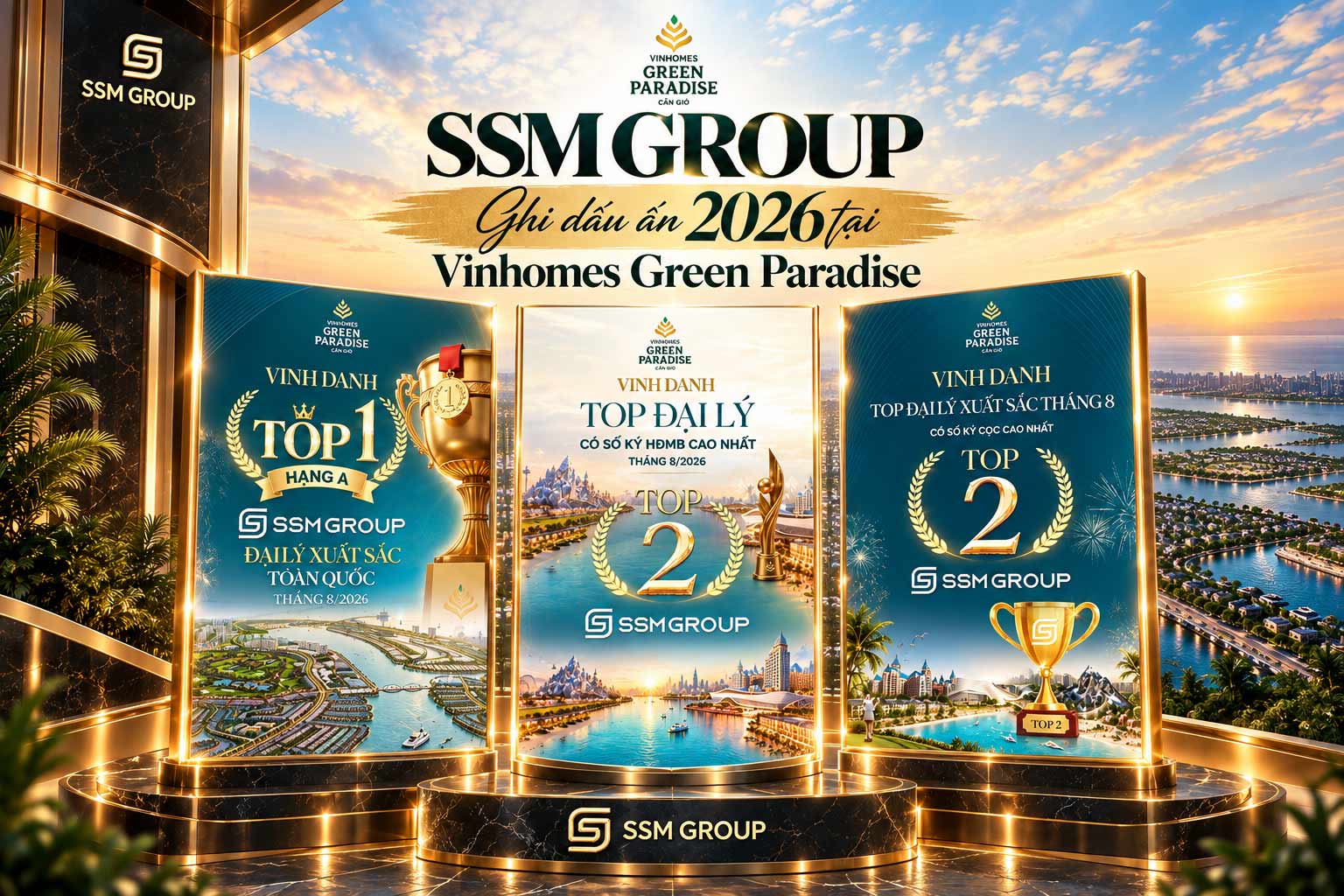 Năng lực triển khai của SSM Group tại Vinhomes Green Paradise