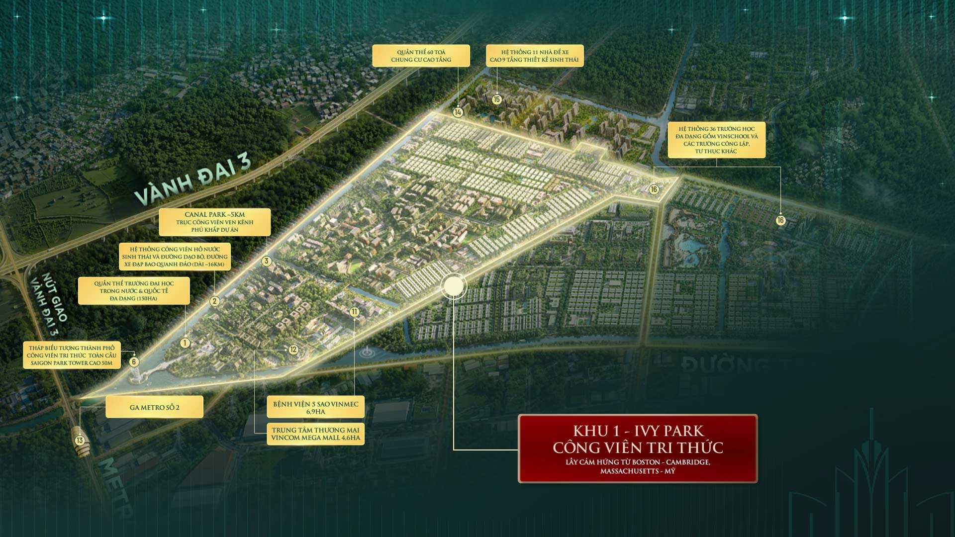 Ph&acirc;n khu Ivy Park &ndash; C&ocirc;ng Vi&ecirc;n Tri Thức - Vinhomes Saigon Park