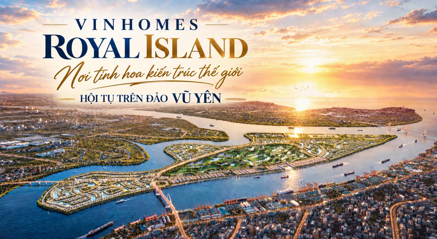 Vinhomes Royal Island: Tinh hoa kiến trúc thế giới tại Vũ Yên